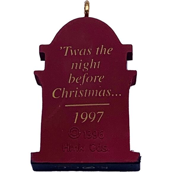 1997 Hallmark Keepsake Ready for Santa Miniature Collectors Club Ornament in Box - Picture 3 of 4